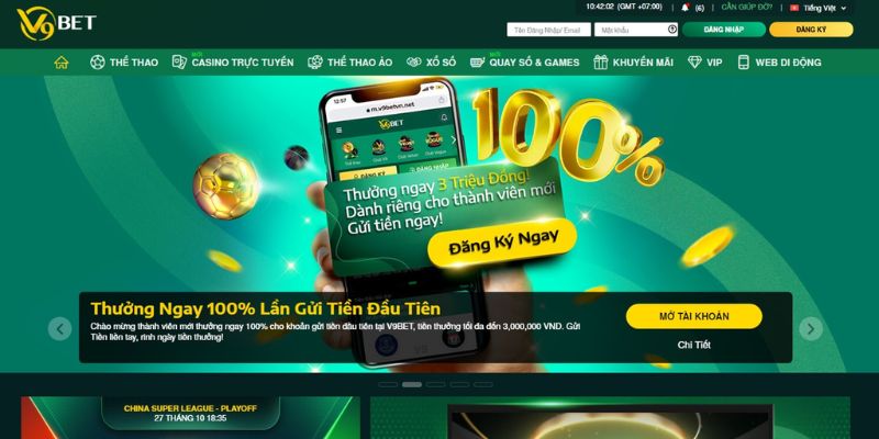 V9Bet Giao Diện Người Dùng Hiện Đại Tiện Ích Và Tinh Tế